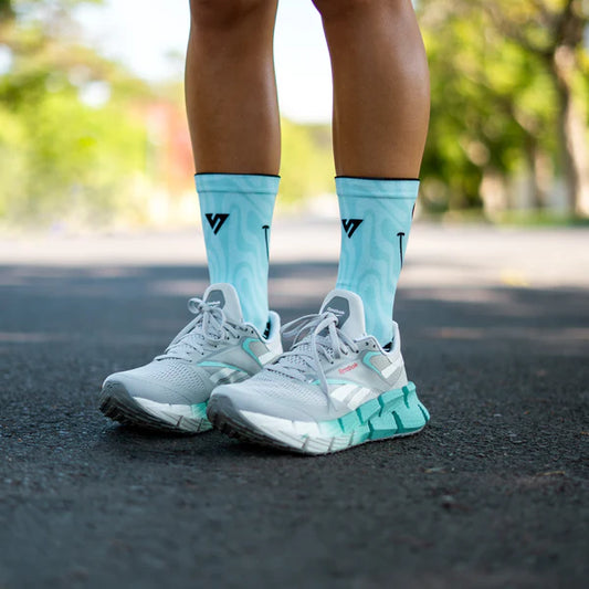 Versus Bubblegum Smile Active Crew Socks