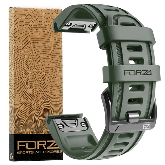 Forza Elite 20mm Quick Release Strap for Garmin Fenix 7S/6S/5S/Instinct 2S & More