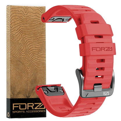 Forza Elite 26mm Quick Release Strap for Garmin Fenix 7X/6X/5X/3 & More