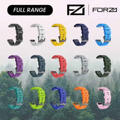 Forza Elite 22mm Quick Release Strap Garmin Fenix 7/6/5/Forerunner/Instinct & More