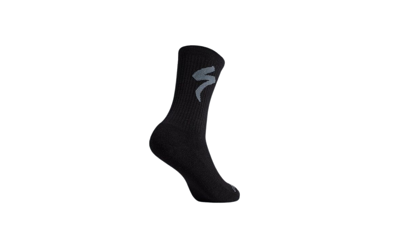 Merino Midweight Tall Logo Socks