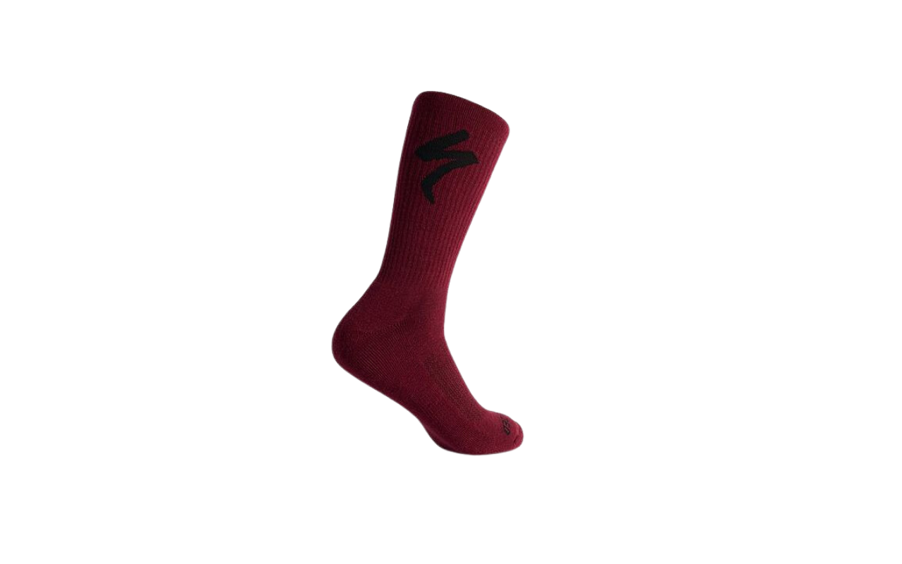 Merino Midweight Tall Logo Socks