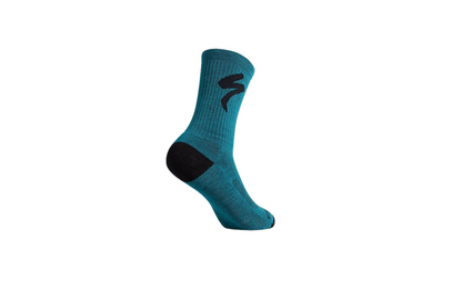 Merino Midweight Tall Logo Socks