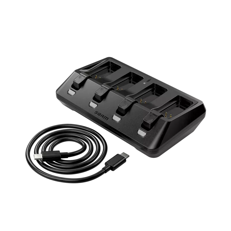 SRAM AXS BATTERY CHARGER 4-PORTS (INCLUDING USB-C CORD)