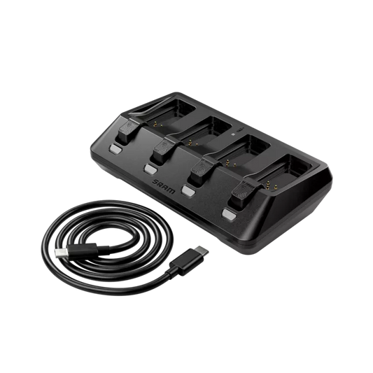 SRAM AXS BATTERY CHARGER 4-PORTS (INCLUDING USB-C CORD)