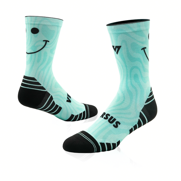Versus Bubblegum Smile Active Crew Socks