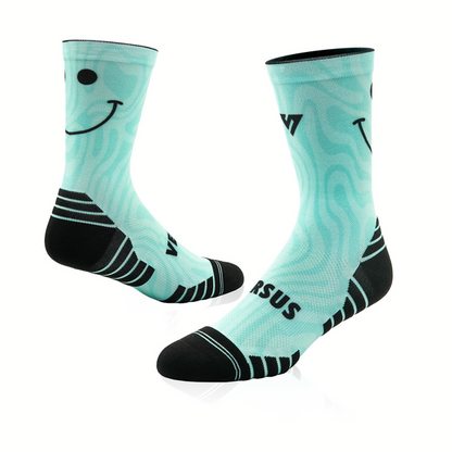 Versus Bubblegum Smile Active Crew Socks