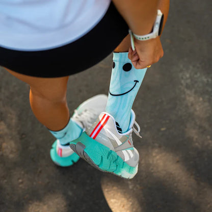 Versus Bubblegum Smile Active Crew Socks