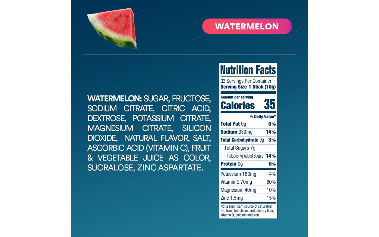 DripDrop Hydration Relief Sachets Watermelon